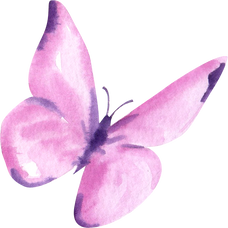 Purple Butterfly Watercolor